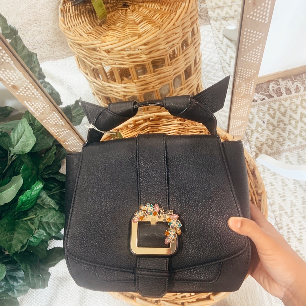 NWT Gianni Bini Evanna Black Satchel